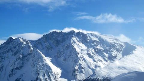 Mountains in winter Foto stock