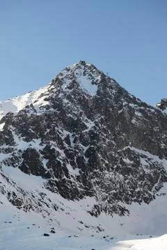 Mountains in winter Stock Photos