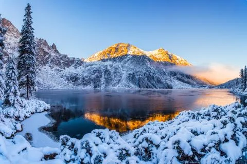 Mountains in winter Foto stock