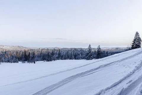 Mountains in winter Stock Photos