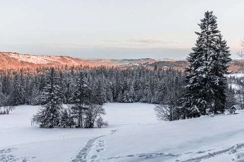 Mountains in winter Stock Photos