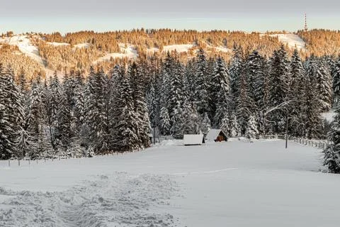 Mountains in winter Stock Photos