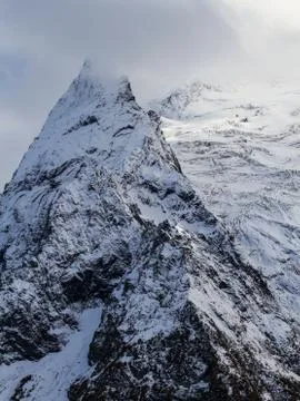 Mountains winter snow Stock Photos