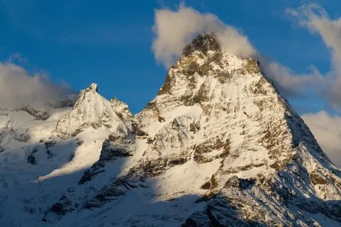 Mountains winter snow Foto stock