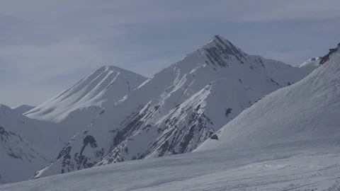 Mountains winter time-lapse Stock Footage 103300985