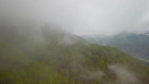 Mountains,after rainy, there are clouds Stock Footage 273592091