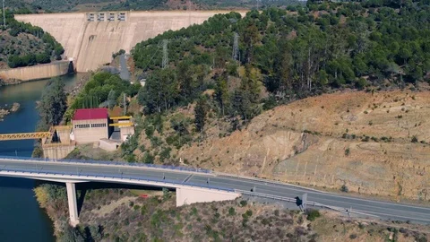 Mountainside Collapsed on the Road Stock Footage 72680559