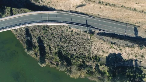 Mountainside Collapsed on the Road Stockbeeldmateriaal 72710074