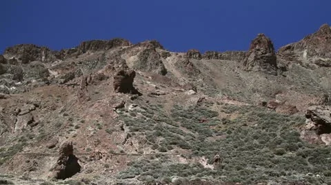 Mountainside on El Teide Stock Footage 11337267