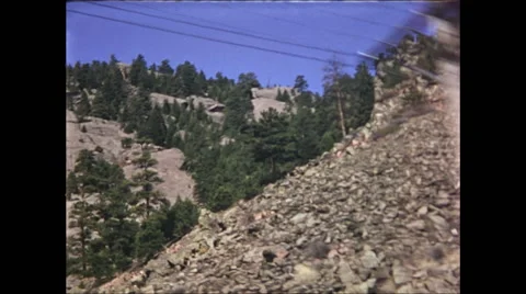 Mountainside in the Rockies Video stock 47525457