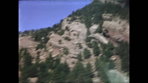 Mountainside in the Rockies Stock Footage 47527219