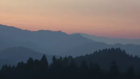 A MOUNTAINSIDE Sunset, (HD 24p) Stock Footage 272172040