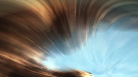 Mountain,sky view spiraling strands Stock Footage 225743660