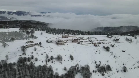 Mountains,snow, nature, drone Stock Footage 169924465
