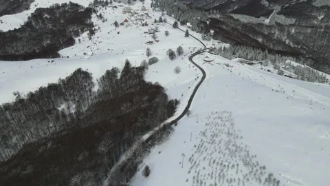 Mountains,snow, nature, drone Stock Footage 169926233