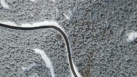 Mountains,snow, nature, drone Stock Footage 169926569