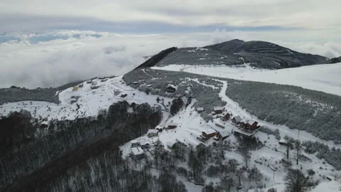 Mountains,snow, nature, drone Stock Footage 169928108
