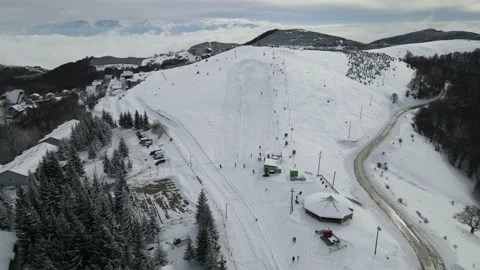 Mountains,snow, nature, drone Stock Footage 169929410