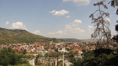 Mountaint Panorama View 2 Stock Footage 24801779