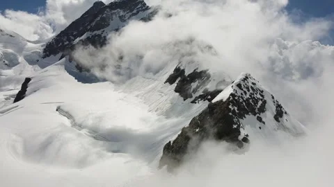 Mountaintop In The Alps Video stock 289762340