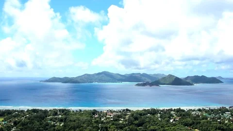 Mountaintop from the seychelles Stock Footage 71537795