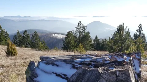 Mounten and trees Stock-Footage 83397375