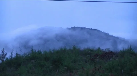 Mountian Fog Video stock 32475655