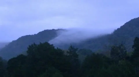 Mountian Fog Video stock 32475919