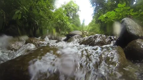 Mountian stream  scenery Stock Footage 46271634