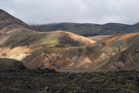 Mountians in Iceland Stock Photos