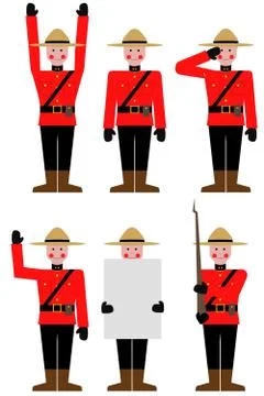 Mountie Stock Illustration
