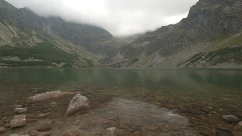 Mountin Lake in the Tatra Stock Footage 94112504