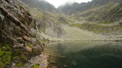 Mountin Lake in the Tatra Stock Footage 94120158