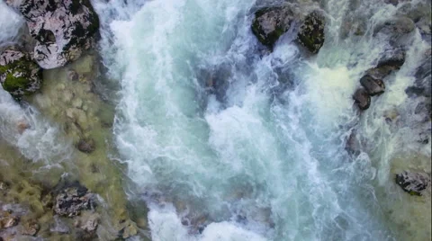 Mountine river Savica, Slovenia Stock Footage