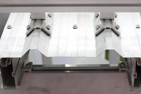 Mounting Clamp of Solar panel ; Stock Photos