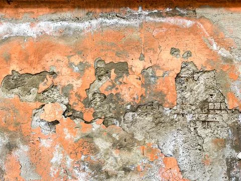 Mounting defect on the wall Stock-Fotos