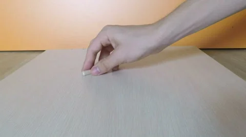 Mounting dowels in wood. Stock Footage 53192117