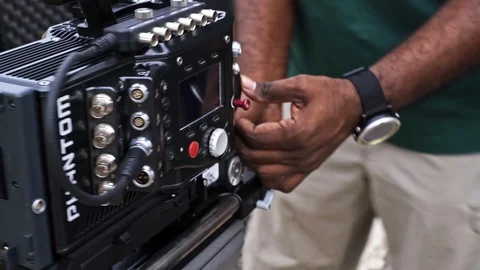 Mounting High End Video Camera Flex Rig Accessories Stockbeeldmateriaal 128575456