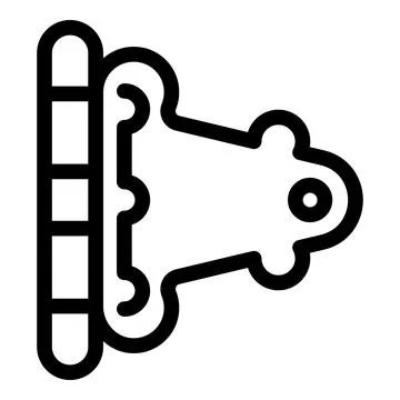 Mounting a modern wall light with decorative ladder style backplate Stock Illustration