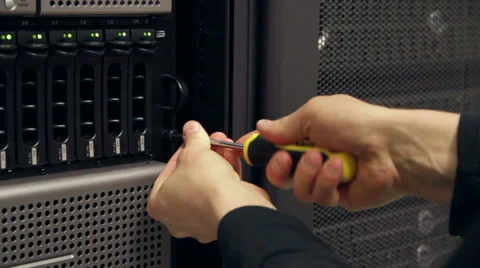 Mounting Rack Unit Stock Footage 35501844