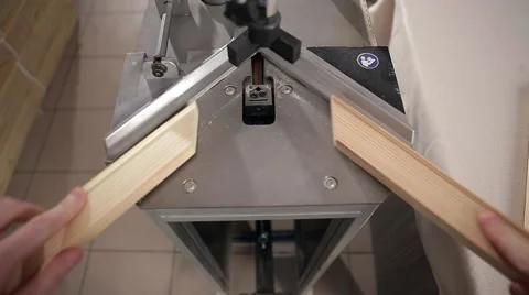 Mounting rails for the frame Stock Footage 67670123