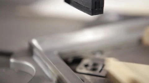 Mounting rails for the frame Stock Footage 67670135