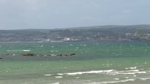 Mount's Bay Stock Footage 8952969