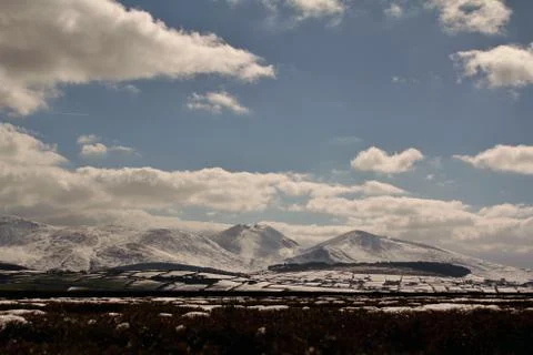 Mourne Mountains, County Down Foto stock
