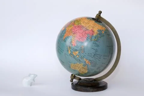 Mouse and globe Stock Photos