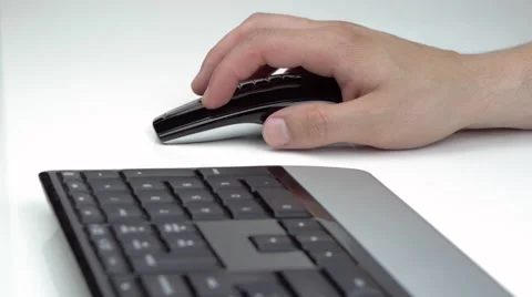 Mouse and keyboard 2 Stock Footage 52364085