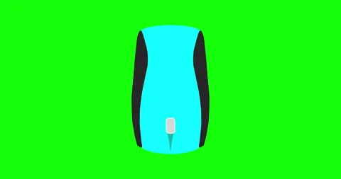 Mouse arc wireless icon computer vector isolated illustration. Internet button d Stock Footage 141721870