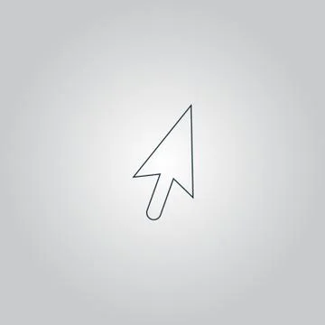 Mouse arrow cursor icon - illustration Stock Illustration