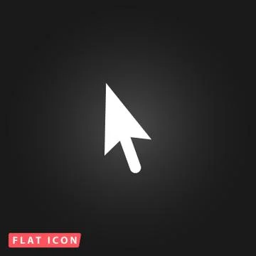 Mouse arrow cursor icon - illustration Stock Illustration