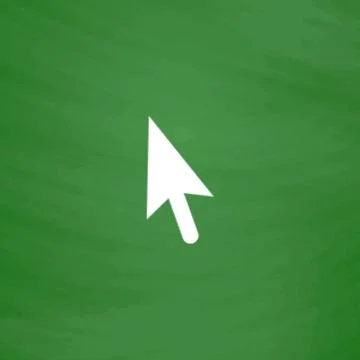 Mouse arrow cursor icon - illustration Illustrazione stock